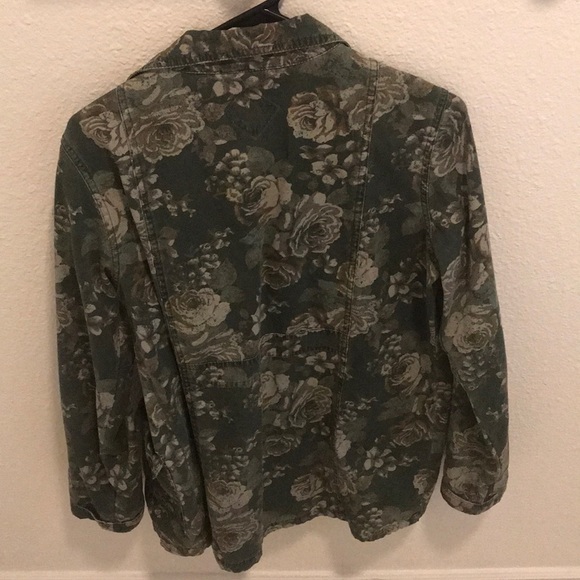 VOLCOM FLOWER GREEN JACKET - Picture 4 of 4